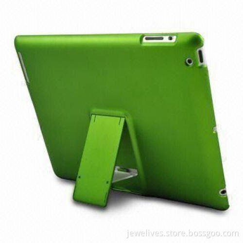 Durable Crystal Hard Shell for Apple's iPad, Case with an Integrated Handsfree Viewing Stand